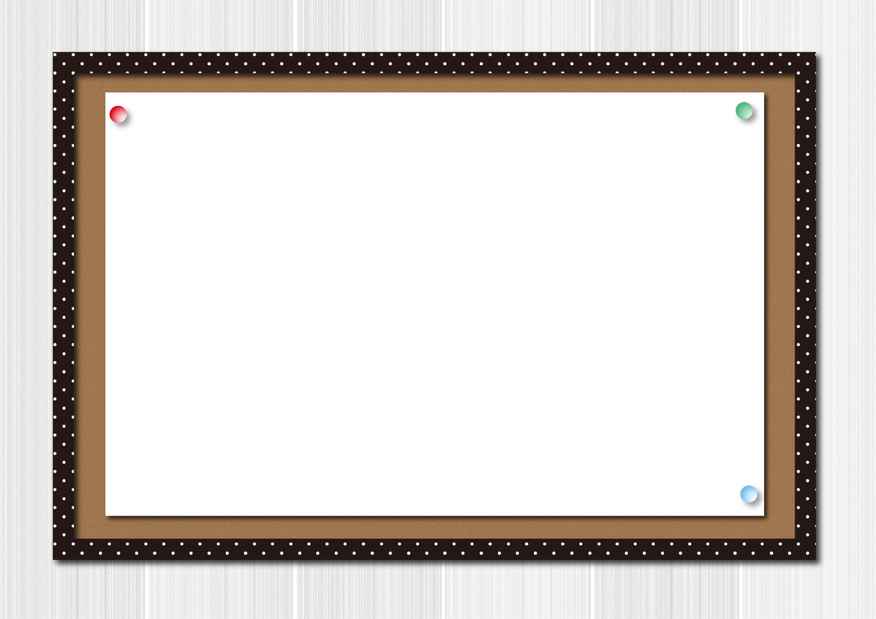水玉 ブラック コルクボードのフレーム 無料ダウンロード かわいい 雛形 テンプレート素材