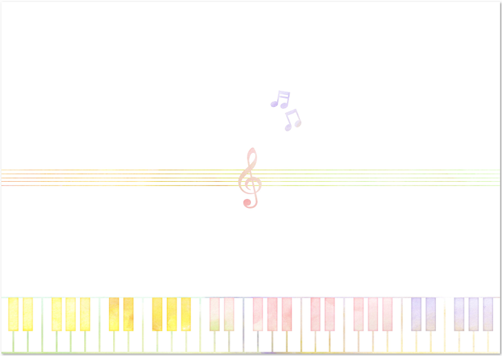 シンプルなピアノ発表会のプログラム張り紙 イラスト 無料ダウンロード かわいい 雛形 テンプレート素材 無料 ダウンロード かわいい 雛形 テンプレート素材