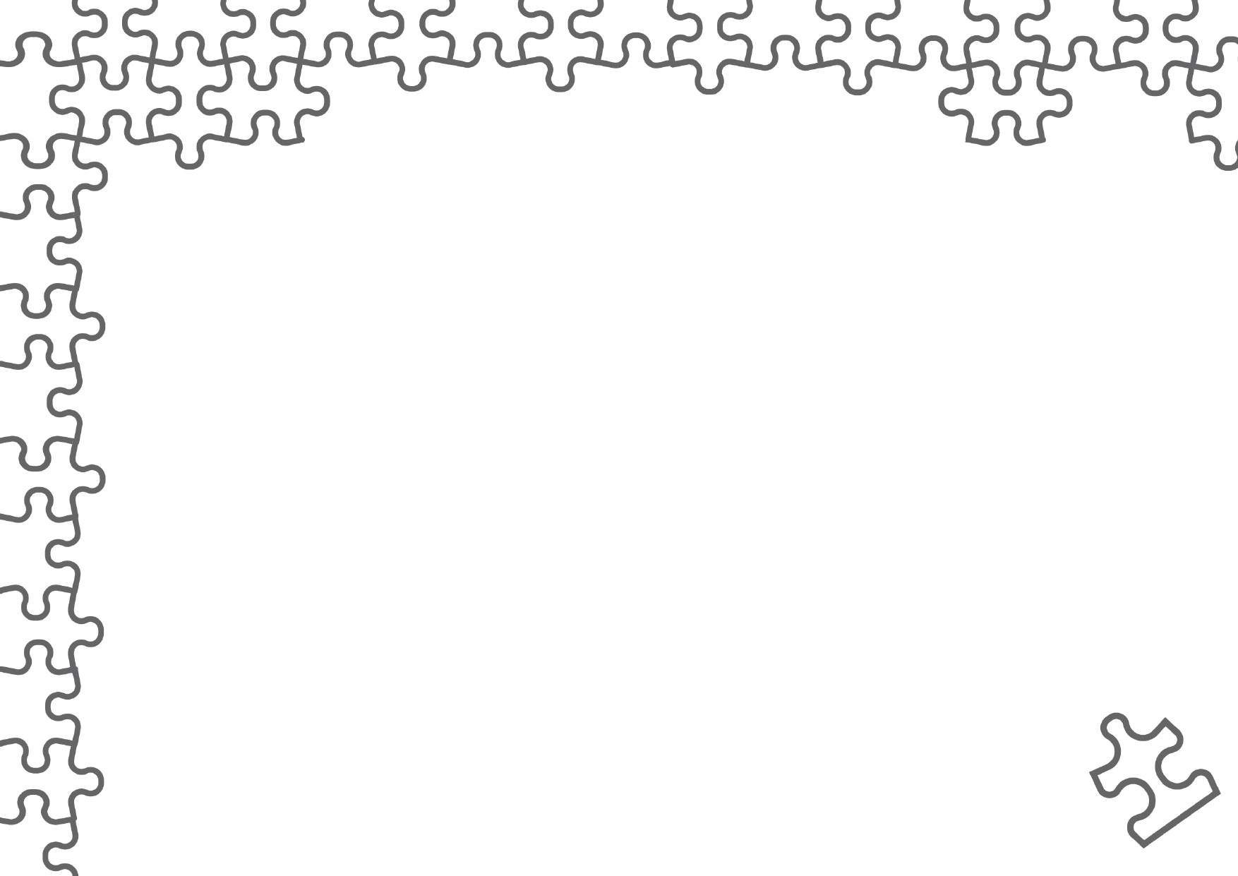 モノクロ（白黒）ジグソーパズルデザイン02